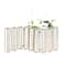 9 Test Tube Vases with Gold Metal Stand Set